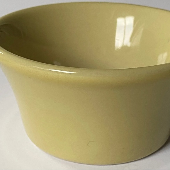 Ramekins Small Baking Dish Portugal Yellow Gold EUC 3.75” Custard soufflés - Picture 9 of 10